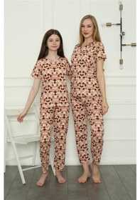 Resim Moda Çizgi Anne Kız Aile Penye Pijama Takım Ayrı Ayrı Satılır. Fiyatları Farklıdır 50103 001 