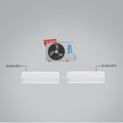 Resim Beko 1 2 Multi Ekolojik Inverter Klima - (1 ADET DIŞ ÜNİTE 2 ADET 12 12 BTU IÇ ÜNİTE) / A 
