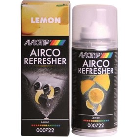 Resim Motip Airco Araç Içi Klima Koku Giderici Sprey Limon Kokusu 