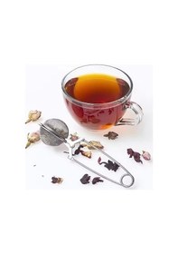 Resim Mybru Paslanmaz Çelik Top Makas Çay Kahve Bitki Çayı Süzgeci 