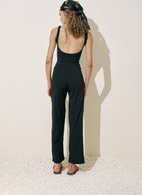Resim Wide Leg Swim Pants Black - BLACK / S 