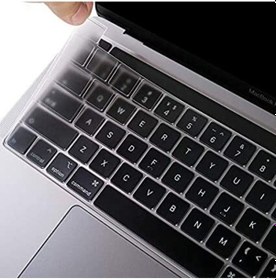 Resim Apple Uyumlu MacBook Air 2020 13 Inc M1 A2337 / A2179 Türkçe Q Klavye Slim Şeffaf Klavye Koruyucu Kılıf 