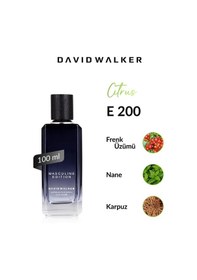 Resim David Walker E177 Tentative 100 Ml Erkek Parfüm Aromatic Baharat - Odunsu 