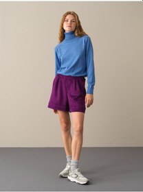 Resim Mor Regular Fit Şort 23kb01275388-2q Mor 