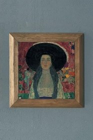 Resim Oscar Stone Decor Masif Çerçeveli Doğaltaş Tablo Pano 28X28 Cm Gustav Klimt Tablosu Prmt2020-1423 