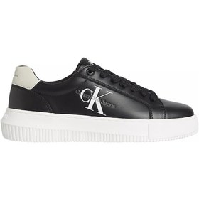 Resim Kadın Chunky Cupsole Laceup Lth Ml Mtl Sneaker-siyah Siyah 