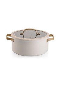 Resim Schafer Sapphire Seramik Tencere Seti 7 Parça-beyaz/gold Beyaz 