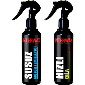 Resim Interwax 2'li Oto Bakım ve Temizlik Seti Susuz Motor Temizleyici 230 ml + Hızlı Cila 230 ml 