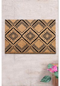 Resim Co Co Dantoc 40x60 cm Doğal Ko ko Kıl paspas,Hindistan Naturel Kapı Önü Paspası 