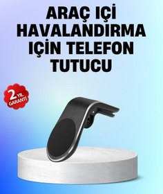 Resim Manyetik Araç Telefon Tutucu 360 Döner Kalorifer Petekli 3344604 