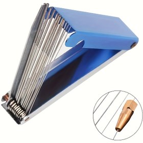Resim 1 Set Karbüratör Temizleme Fırçası Seti, Sprey Tabancası Nozul Temizleme Aracı, Paslanmaz Çelik Temizleme Fırçası, Sulama, Duş Başlığı İğne Temizleme Kiti 