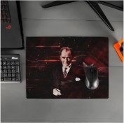 Resim Mena Rise Atatürk Tasarımlı 40X30 Mousepad - Mouse Pad - Fare Altlığı 