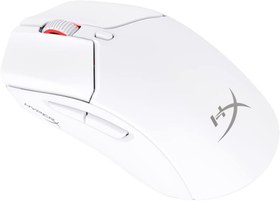 Resim HyperX Pulsefire Haste 2 Beyaz Makrolu Şarjlı Optik Kablolu/Kablosuz Oyuncu Mouse Teşhir 