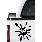 Resim Ne Verelim Size 2 Adet Paintball Desen Ayna Sticker Yapıştırması Su Geçirmez Çıkarılabilir Çıkartması 15CMX17CM 