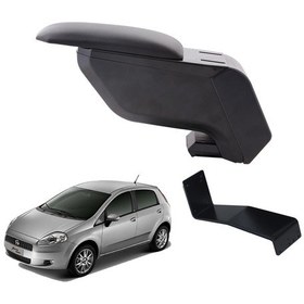 Resim Fiat Grande Punto 2006 Delmesiz Çelik Ayaklı Siyah Kolçak Kol Dayama 