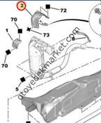 Resim PEUGEOT 508 (2011-2017) 1,6 HDI TURBO MUHAFAZA SACI 