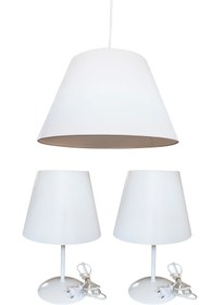 Resim D-light Taç Yatak Odası Avize Ve Abajur Seti 