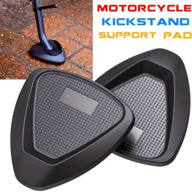 Resim Motosiklet Ayaklık Destek Pedi - Kaymaz, Dayanıklı ABS Taban Yamaha, Kawasaki, BMW, HONDA, Ducati için 