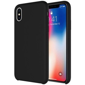 Resim Buff İphone Xs Max İle Uyumlu Rubber Fit Kılıf Black 