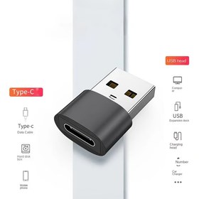 Resim USB'den USB C'ye Adaptör (1/4 Paket), iPhone 15 14 13 Plus Pro Max, iPad Pro Air 4 Mini 6 ve Çoğu USB Cihazlar için Hızlı Şarj/Takılma ve OTG Fonksiyonlu (Siyah, Gümüş) 