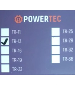 Resim Powertec Tr-13 Professional 13 mm Saç Maşası Seramik Malzeme ile 140-230 °C Isı Ayarı Özelliği 