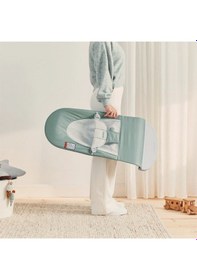 Resim Babybjörn Balance Soft Ana Kucağı Cotton Jersey Light Sage Grey 