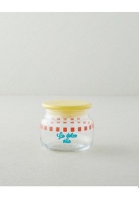 Resim English Home Dolce Vita Cam Kavanoz 350 Ml Sarı Sarı 