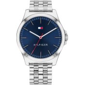 Resim Tommy Hilfiger Th1791713 Erkek Kol Saati Gümüş - Beyaz 