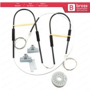 Resim Ford Mondeo MK3 2000-2007 İçin Ön Sağ veya Sol Kapı Cam Kriko Set 