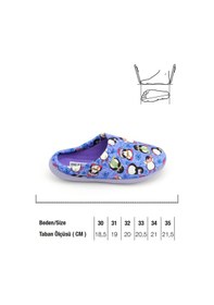 Resim Gezer Kız Çocuk Kışlık Rahat Taban Ev Bahçe Gondol Terlik Gt1kfm.15894.00.x49.j28 Lila 