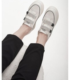 Resim Melissa Guja İthal Özel Çift Taş Detaylı Gizli Ökçe Kadın Spor Ayakkabı Beyaz Beyaz 