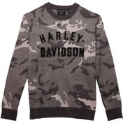 Resim Harley Davidson Harley-davidson Men's Staple Camo Sweater 