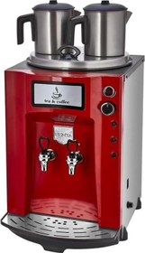 Resim Premium Kırmızı Çay Makinesi (Otomatik Su Almalı) 