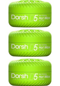 Resim Dorsh Saç Şekillendirici Wax Mat Wax D5 150 Ml 3 Adet 