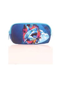 Resim Kaukko Kids 3 Bölmeli Kalem Çantası Layer Shark Mavi L8185 