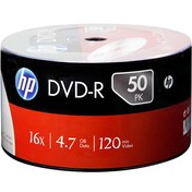 Resim DVD-R 4,7GB/120Min 16X 50'li Shrink Paket HP