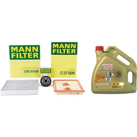 Resim MANN Volkswagen Tiguan 2016 1.4 TSI Periyodik Bakım Seti Motor Yağlı Motor Yağlı 