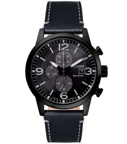 Resim Citizen CA0745-29E Eco-Drive 43 mm Siyah Deri Kordonlu Erkek Kol Saati 