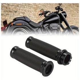 Resim Tongdashop Motorcycle 833 1200 Model Siyah 25mm Tutacak Kauçuk Jel Avuç İçi 