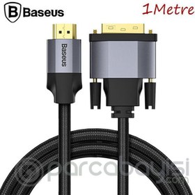 Resim Baseus 4KHD DVI HDMİ- DVİ Dönüştürücü Adaptörü PS4 PC HDTV Projektör 1metre 