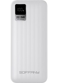 Resim 10.000 Mah P.bank 22.5w 2 Type-c + 1 Usb Çıkışlı Beyaz BEYAZ 