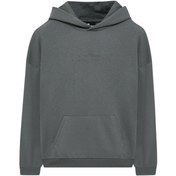 Resim Skechers Essential Hoodie Erkek Gri Sweatshirt 