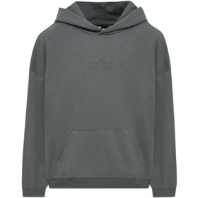 Resim Skechers Essential Hoodie Erkek Gri Sweatshirt 