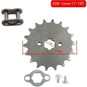 Resim Motion003 Kayo Bse Ssr Sdg 428 Zincir Dişlisi 18 Diş 17mm Delik Motor Parçaları 