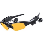 Resim Hangfox Mavi Işık Filtreli Akıllı Bluetooth Güneş Gözlüğü - Spor Ve Sürücü İçin Konuşma/müzik Fonksiyonu + Taşıma Çantası - Stokta Altın 