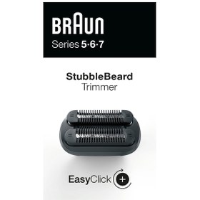 Resim Braun EasyClick 5 - 6 - 7 Serisi İçin Kirli Sakal Şekillendirme Ataşmanı 