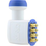 Resim MAG SEKİZLİ LNB OCTO ALTIN UÇLU NEC CHIP 0.3DB Mag