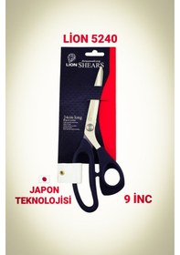 Resim Lion Plastik Saplı Terzi Konfeksiyon Deri Kesme Makası 5240 - 2 