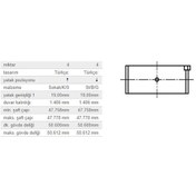 Resim Bb2035-std Kol Yatak Std Tk. Vag A3 A4 A6 Bo1 Go2-4 Pas 88-06 Ks- 