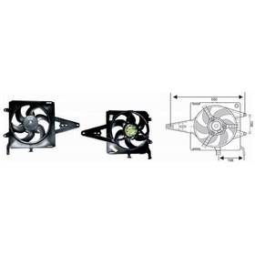 Resim Fan Motoru 12V Fiat Palio Siena Strada 1,6 504625798 